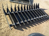 6FT BRUSH RAKE F/ SKID STEER