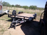 DOUBLE A T.PULL 20FT FLATBED TRLR