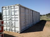 40FT SEA CONTAINER W/ 4 SIDE DOORS