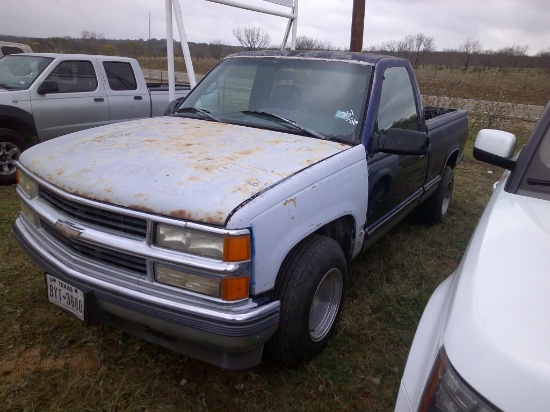 1996 CHEV 1/2T S.CAB PU