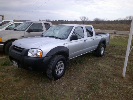 2002 NISSAN FRONTIER 4-DOOR PU- BAD BATTERY