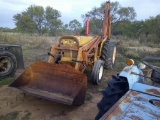 DAVID BROWN 990 TRACTOR W/ WAIN-ROY BACKHOE