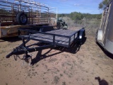 T.PULL 16FT FLATBED TRLR- NO PAPERS