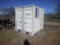 8x8 SEA CONTAINER W/ SIDE DOOR & WINDOW