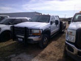 1999 FORD F350 4-DOOR FLATBED DUALLY