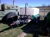 MULTI-QUIP 525GAL WATER TRLR ON TRLR- NO PAPERS