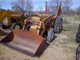 DAVID BROWN 990 TRACTOR W/ WAIN-ROY BACKHOE