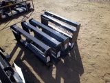 (1) H.DUTY OPEN PLATE F/ SKID STEER