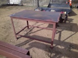3FTx4 1/2FT ALL METAL SHOP TABLE