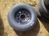 PROVIDER 235-80R16 TIRE ON 8-HOLE RIM
