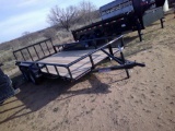 DOUBLE A T.PULL 16FT RAMP GATE TRLR-MSO