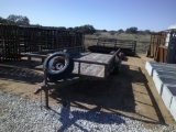 T.PULL 16FT FLATBED TRLR- NO PAPERS