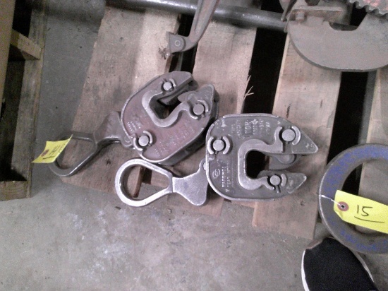 1 TON- 1/16" TO 3/4" GRIP METAL CLAMPS
