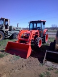 KUBOTA M4-071D FARM TRACTOR W/ LA1154 LOADER