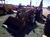 DAVID BROWN 990 TRACTOR W/ WAIN-ROY BACKHOE