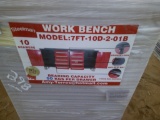 STEELMAN 7FT 10- DRAWER WORK BENCH