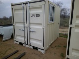 8x8 SEA CONTAINER- SIDE WINDOW & SIDE DOOR