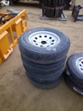 DIAMOND BACK 205-75R15 ON 5-HOLE WHEELS