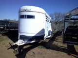 TRAIL MAJIC T.PULL 2-HORSE SLANT LOAD TRLR-LIC REC