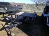 T.PULL 12FT UTILITY TRLR- LATE TITLE
