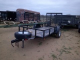 RICE T.PULL 10FT S/A RAMP GATE TRLR- NO PAPERS