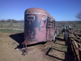 T.PULL 14FT COVERED STOCK TRLR- LIC REC