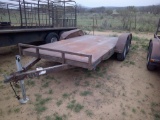 T.PULL 18FT ALL METAL CAR HAULER- NO PAPERS