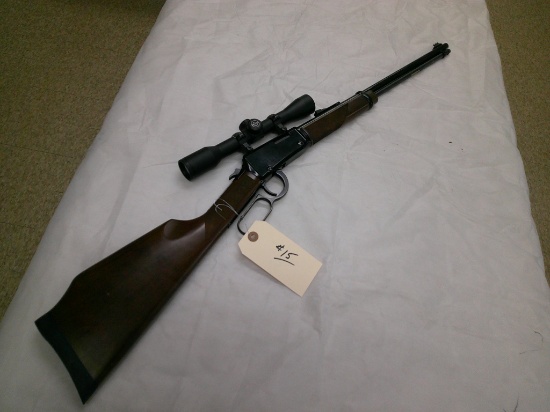 HENRY LEVER ACTION .17HMR W/ SIMMONS 4x32 SCOPE