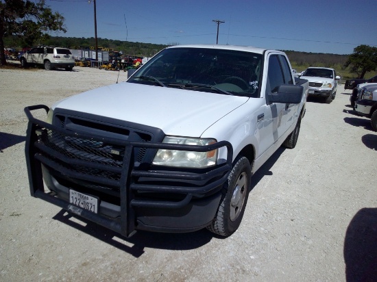 2008 FORD F150 EXTEN CAB POLICE PU