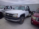 2007 CHEV 1T S.CAB FLATBED DUALLY PU