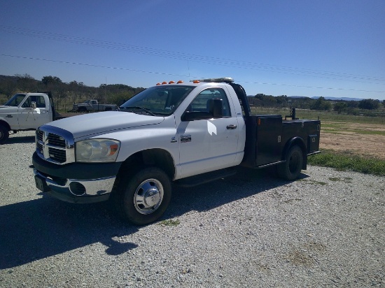 2007 DODGE 1T S.CAB FLATBED DUALLY