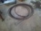 (5) WAGON WHEEL RINGS & (4) BOWS