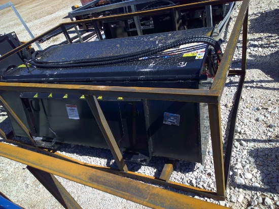 MOWER KING 72" CLOSED BROOM F/ SKID STEER