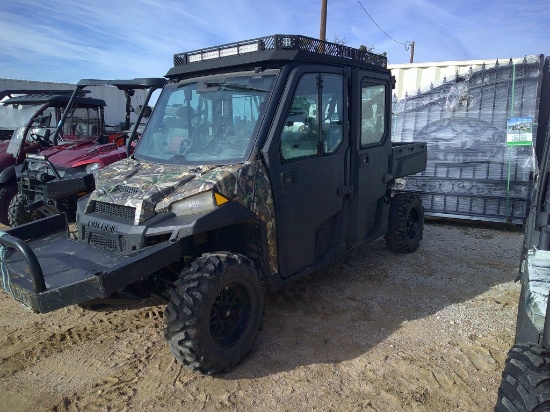 2017 POLARIS RANGER XP1000 CREW W/ CAB