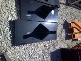 (1) REC HITCH PLATE F/ SKID STEER