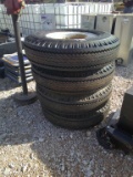225-90R16 TIRES W/ 8-HOLE WHEELS
