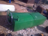 LARGE GREEN FUEL TANK W/ PUMP