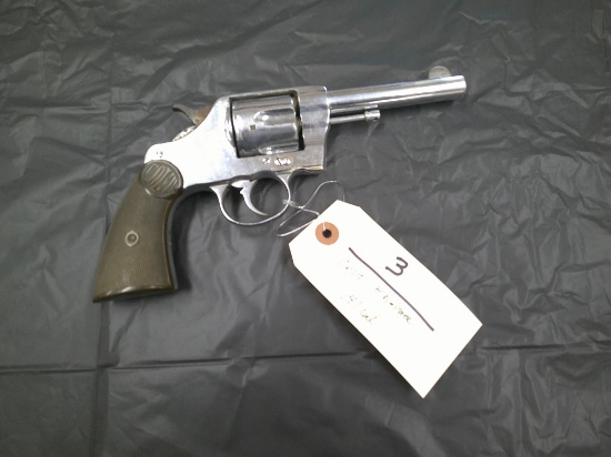COLT .41CAL PISTOL- NICKLE PLATED W/ HOLSTER