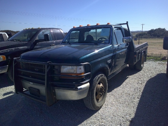1995 FORD F350 S.CAB FLATBED DUALLY PU