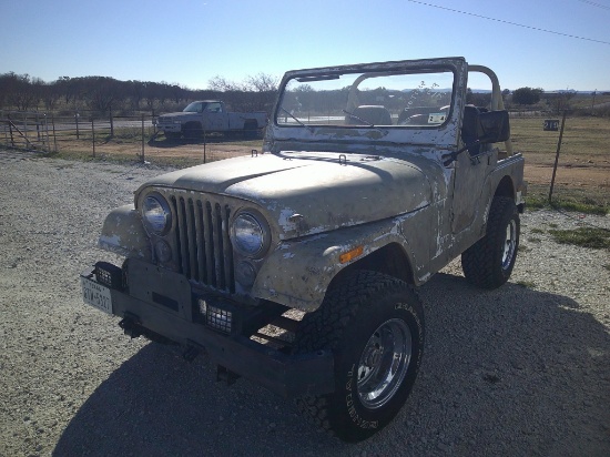 1977 JEEP- NO TITLE- RANCH USE ONLY
