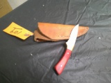 DAMASCUS KNIFE W/ SHEATH