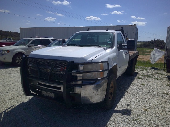 2008 CHEV 1T S.CAB SW FLATBED PU
