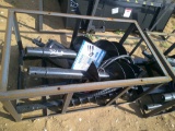 MOWER KING PH DIGGER W/ 3 BITS F/ SKID STEER