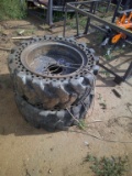 SOLID TIRES F/ BOB-CAT 873 SKID STEER