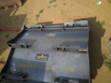 (1) SOLID SKID STEER PLATE