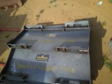 (1) SOLID SKID STEER PLATE