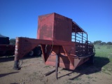 G/N HOMEMADE 20FTx5FT HALF TOP S/A STOCK TRLR-NP