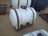65 GAL WATER TANK ON SKIDS