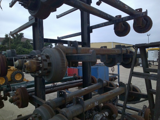 (2) 10K LB AXLES- 73F W/ TORSION