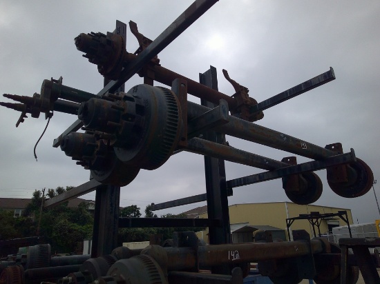 (2) 10K LB AXLES- 93F W/ TORSION